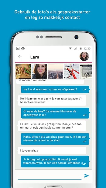 berichtenbox pepper.be app
