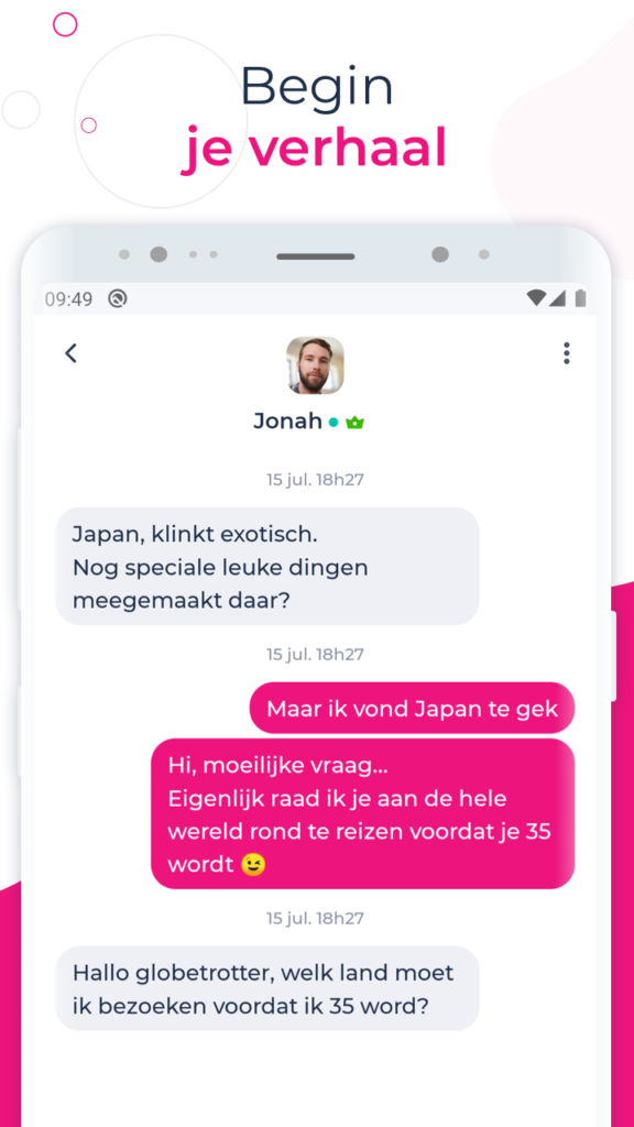 berichtenbox dating app