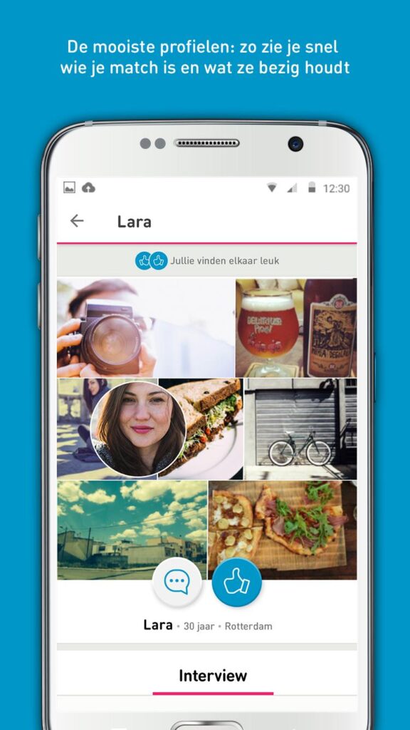 visueel profiel pepper app