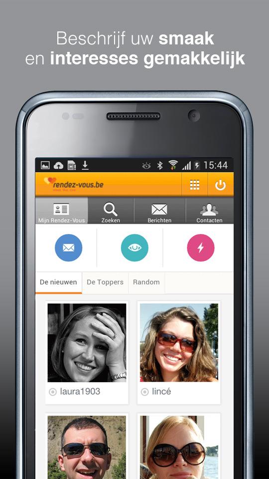 screenshot dating app